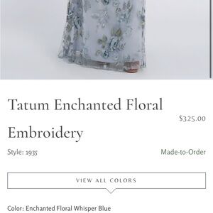 Enchanted Floral Embroidered Dress